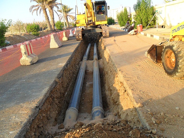 تنفيذ شبكات الصرف الصحي بمدينة الرياض – عقد رقم (2)